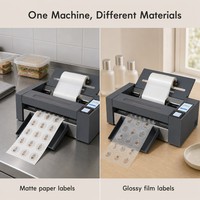 Máquina de Corte de Etiquetas Adhesivas Automática A3+ de Doble Cabezal para la Fabricación de Letreros, Cortadora de Vinilo con Alimentación Automática