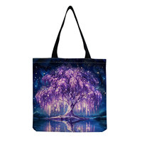 Sac à bandoulière décontracté en lin pour femme, sac de shopping pliable portable de grande capacité