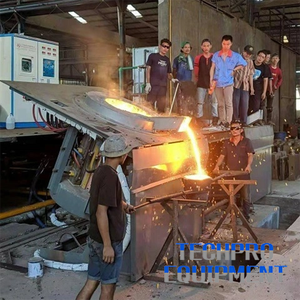 5T High-Efficiency Induction Furnace to Melting Aluminum with Self-Checking Function for Metal Scrap Recycling Factory - Product Image 4