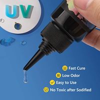 Kit de résine UV cristalline résine UV de type dur à durcissement rapide pour la fabrication de bijoux artisanaux moulage