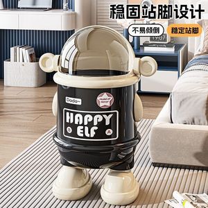 Happy Elf Trash Can 12L Above Large Size With Lid Indoor Use - Product Image 2
