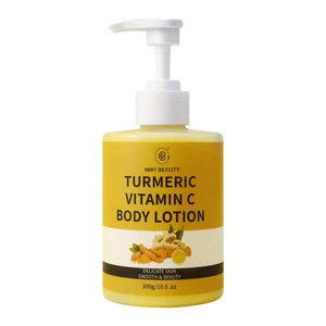 קרם גוף אורגני עם כורכום וויטמין C להידרציה, מיצוק, הבהרה והלבנה לנשים, לשימוש לילי, ללא ריח, לחות לכל סוגי העור - Product Image 1