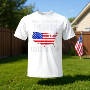 T-shirt avec drapeau américain « My Favorite Two Sailors Calls Me Mom USA » - Product Image 3