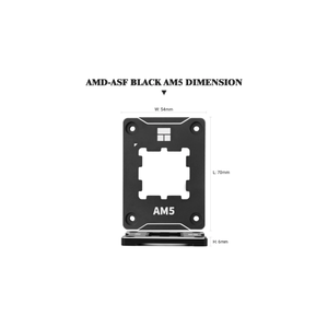 AM5 CPU Holder (<b>Black</b>)-Secure Mounting <b>Bracket</b> for AM5 Socket CPUs AM5 CPU Holder CPU Mounting <b>Bracket</b> AM5 Socket CPU Installati - Product Image 2