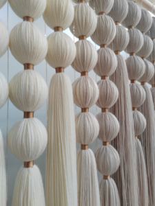 Rideau en macramé fait main en laine, tissé, style bohème, pour <span class=keywords><strong>porte</strong></span>, fenêtre ou mur, idéal pour la décoration de la maison ou des hôtels (vente en gros) - Product Image 6