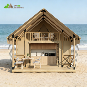 Tende da Glamping a Due Piani in PVC Impermeabile per Resort e Campeggi di Lusso Tenda Safari - Product Image 1