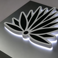 Letras de Canal LED 3D de Aluminio Retroiluminadas Personalizadas para Negocios, Tiendas y Logotipos