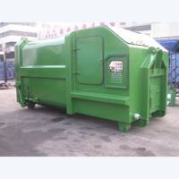 Compacteur de déchets mobile à double pompe entièrement automatique monté sur véhicule pour camion de transfert d'ordures