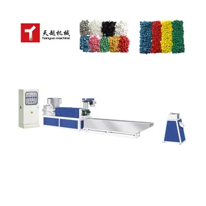 TIANYUE China Hochleistungs-PVC-Pellet isierer Recycling-Granulat herstellungs maschine Automatische Kunststoffrecycling-Pelletier granulat or maschine