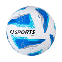 Yeni üst CJ spor boyutu 5 futbol topu modeli CJSL301 PU termal gümrüklü Vietnam dayanıklı 410-450g maç mavi yüksek kalite