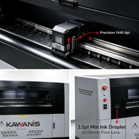 Impresora Industrial de Inyección de Tinta de Gran Formato I1600 de un Solo Cabezal con Tinta Eco Solvente para Impresión en Película de PVC