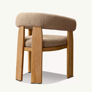Ensemble de table et chaises de jardin en teck pour l'extérieur, ensemble de salle à manger en teck pour la terrasse, la cour, le parc, l'hôtel - Product Image 5