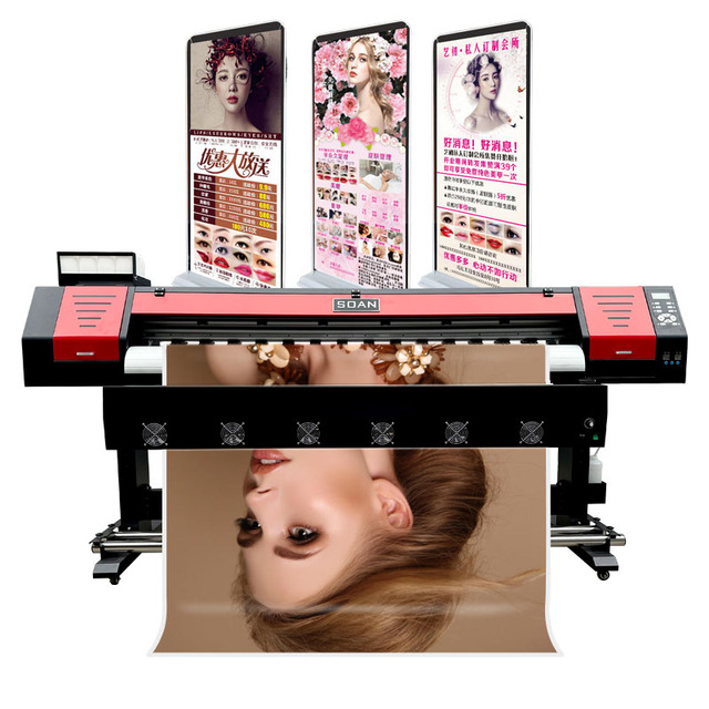 1.6M 64Inch XP600 Eco Solvent Printer Plotter Machine Vinyl Digital Tarpaulin Flex Banner Outdoor Printer