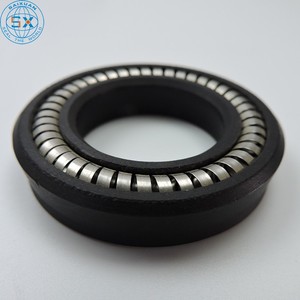 PTFE Corps universel en forme de U <span class=keywords><strong>Joint</strong></span> à lèvre à ressort en acier inoxydable combiné FKM T-eflon <span class=keywords><strong>Joint</strong></span> de piston sous tension à ressort de type V - Product Image 5