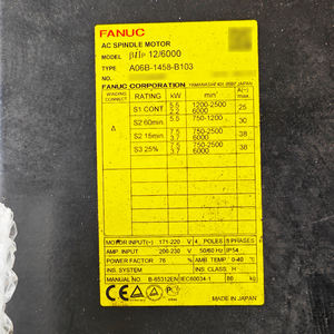 Motor Servo AC Serie Alpha FANUC A06B-1458-B103, Unidad de Motor Servo Serie Alpha - Product Image 2