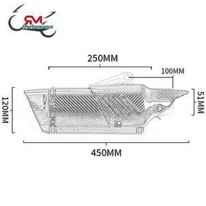 ท่อไอเสียรถจักรยานยนต์ M1 Akra คาร์บอนไฟเบอร์เต็มตัว สำหรับ BN302 TNT300 <span class=keywords><strong>TRK</strong></span> 502 Z400 ท่อไอเสียแบบสปอร์ต - Product Image 2
