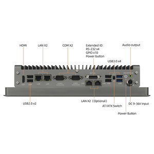 Panel PC Industrial Intel Core I7 de 12.1 Pulgadas, Panel de Aluminio Completamente Cerrado, Montaje en Pared, IP65 Resistente al Agua, Sin Ventilador, Pantalla Táctil - Product Image 2