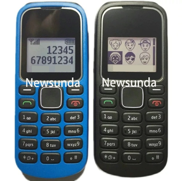 High Quality Dual SIM Feature Phone with Colored Display Best 1280 1110 1112 1208 1616 3310 3G 105 C2 8210 6230 6300 Models