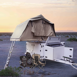 Tenda da Campeggio Ecocampor con Tetto Rigido per Rimorchio, Piccola per 2 Persone, Rimorchio da Campeggio Fuoristrada Cinese - Product Image 3
