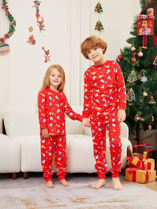 Vente en Gros de Pyjamas de Noël Chauds pour Toute la Famille, Ensembles de Vêtements de Nuit pour Parents et Enfants - Product Image 3
