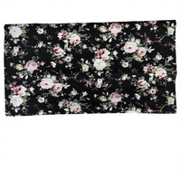 Tissu en coton à imprimé floral de haute qualité en gros