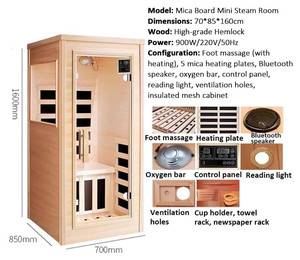 サウナスパルームカスタマイズされた高級モダンデザイン屋内一人乾燥熱 - Product Image 2