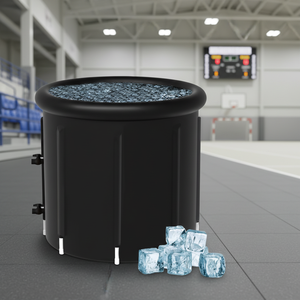 Bañera Inflable Portátil de PVC de 300L para 1 Persona, con 8 Varillas de Soporte y Tubo de Drenaje, para Recuperación Deportiva - Product Image 1