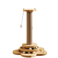 Griffoir pour chat, arbre à chat tout-en-un, griffoir en sisal résistant à l'usure, sans perte de fibres, jouet pour chat d'intérieur
