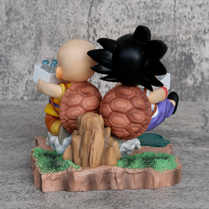 Nuevo Kawaii PVC 14,5 CM <span class=keywords><strong>Dragon</strong></span> Balls Goku-Krillin figuras de acción artesanía Anime estatua colección ornamento leche infantil - Product Image 4