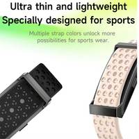 Bracelet intelligent sans écran OEM ODM pour la santé et le bien-être, avec suivi de la fréquence cardiaque, de la pression artérielle, de l'oxygène sanguin, du HRV et du sommeil