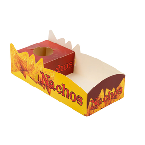Caja rígida de papel Kraft ecológica con diseño personalizado para burritos y nachos mexicanos, embalaje de comida rápida para llevar, salsa con revestimiento UV - Product Image 6