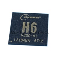 Processeur CPU 64 bits quad-core décodeur asic puces FBGA-451 H6 V200-AI pour puce d'ordinateur réseau