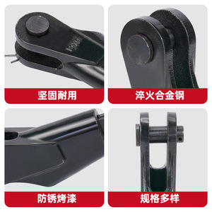 Clip para Cable Metálico Ling Qi de 10 mm Tipo Cuña para Industria Pesada - Product Image 3