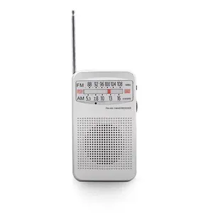 Vofull Battery Backup Digital Mini Portable Stereo Sound AM FM Digital Multiband Radio for Old Man