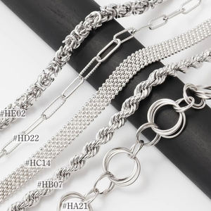 Collar de cadena de plata sólida hecho a mano, joyería de moda de Ley 925 para niñas, estilo Sri Lanka - Product Image 1