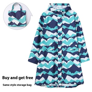 Imperméable long pour hommes et femmes coupe-vent pour adultes pour les voyages style coréen-japonais-européen-américain pour <span class=keywords><strong>Amazon</strong></span> transfrontalier - Product Image 4