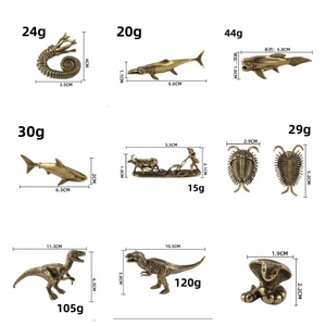 Artigianato in metallo antico che gioca a granchio in ottone ornamenti per la decorazione della vita marina - Product Image 6