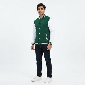 <b>Men</b> Varsity Winter <b>Jacket</b> with thick interior rib cuffs and straight cut design giving a <b>smart</b> and trendy winter outlook - Product Image 1