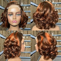 Pelucas de Cabello Humano Virgen con Rizos Naturales, Cierre de Encaje 5x5, Grado 12A, Super Double Drawn, Pelucas Vietnamitas para Mujeres Negras