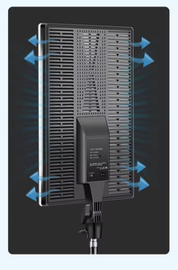 Lumière de remplissage vidéo pour appareil photo 80w, panneau lumineux LED bicolore, panneau d'éclairage photo, éclairage pour diffusion en direct, studio photo avec la meilleure qualité - Product Image 4