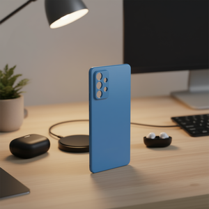 Cover Posteriore Blu di Ricambio per Samsung Galaxy A72 5G Modello 2021 A726B in Materiale ABS - Product Image 3