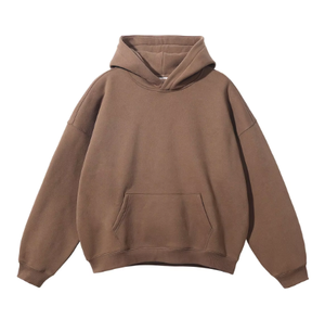 Dropshipping Sweatshirts à capuche personnalisés à la mode Impression en gros 100% coton Hommes Oversize Heavy Weight Hoodie Blank - Product Image 4