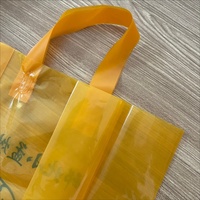 Sacs en LDPE personnalisés avec poignées souples et impression en héliogravure, sacs de courses réutilisables pour supermarchés, vente au détail, plats à emporter et promotion