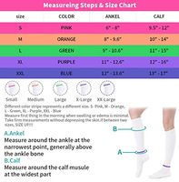 Bas de contention TED 15-20 mmHg, chaussettes de compression mi-hautes, bas anti-embolie, solides pour femmes et hommes, thrombose veineuse profonde