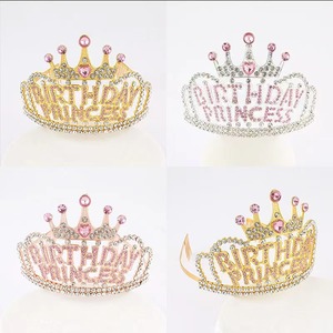 <span class=keywords><strong>Accessori</strong></span> personalizzabili della corona del regalo di compleanno delle donne con il cristallo di strass <span class=keywords><strong>per</strong></span> la fornitura diretta della fabbrica delle decorazioni di nozze - Product Image 2