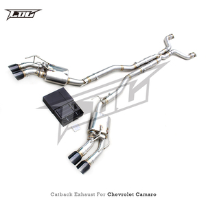 Sistema de Escape <span class=keywords><strong>Deportivo</strong></span> con Válvulas <span class=keywords><strong>para</strong></span> Chevrolet Camaro ZL1 6.2L 2010-2015, Tubos de Acero Inoxidable, Silenciador - Product Image 3