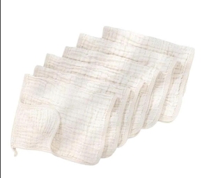 Baberos de Muselina de Algodón con Forma de Flor para Bebé, Doble Capa, Ultra Suaves, Absorbentes, Ecológicos, Plegables, con Botón a Presión, Personalizables, Venta al Por Mayor - Product Image 4