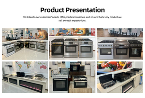 30 इंच 5 बर्नर गैस रेंज फ्रीस्टैंडिंग गैस कुकर के साथ टच कंट्रोल कन्वेक्शन गैस स्टोव के साथ - Product Image 5