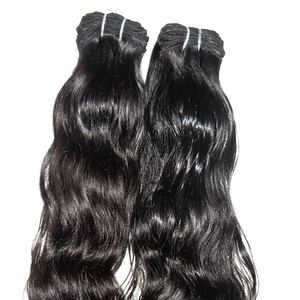 Extensions de cheveux Remy naturels 100% indiens, trame double machine, style boucles italiennes, 100g, toutes couleurs disponibles - Product Image 1