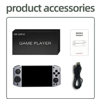 Nouvelle console de jeu ultra classique 2025 09, contrôleur de jeu vidéo TV, 1 Go 4 Go Quad Core, plus de 30 simulateurs, écran OLED 5,1 pouces, double joystick 3D